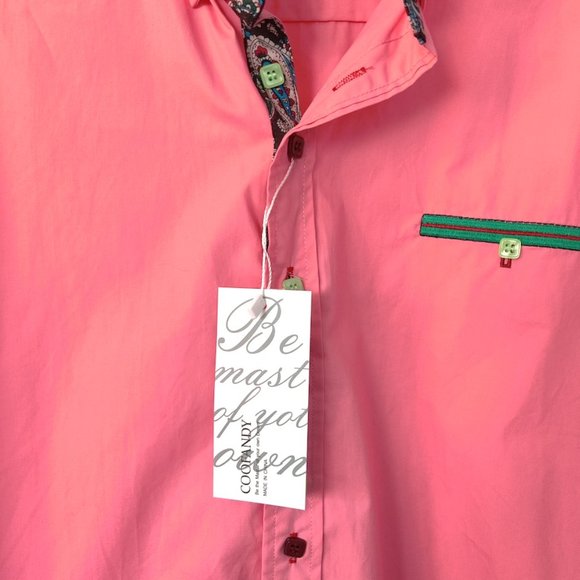 NWT - Coofandy Men’s Button-down Shirt - Picture 10 of 13